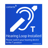 Contacta IL-SN01 Adhesive Backed - Fixed Loop Sign