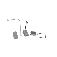 Contacta STS-K058 Speech System with Vandal-Proof Bent Screen-Mounted Microphone